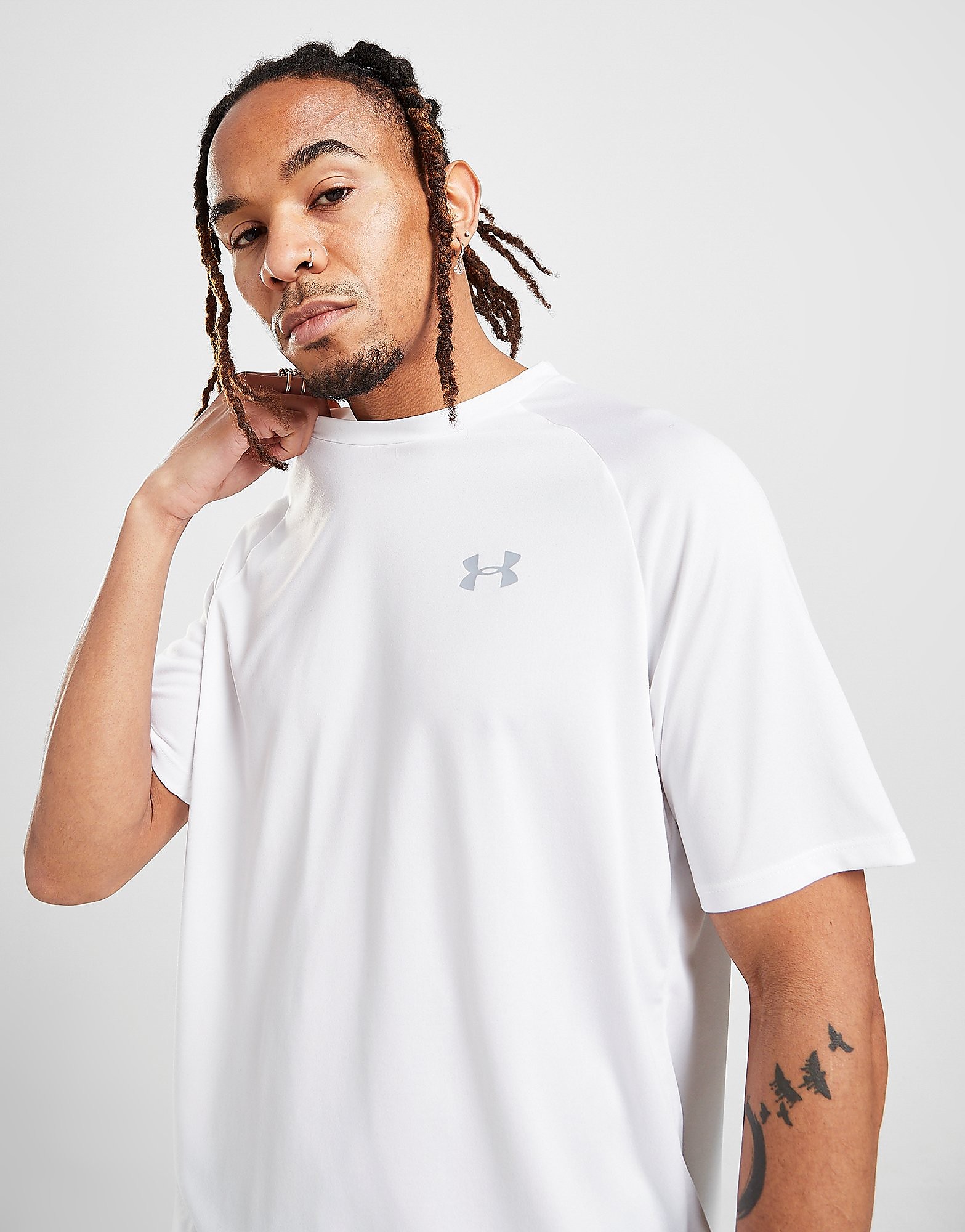 

Under Armour Tech T-Shirt - White - Mens, White