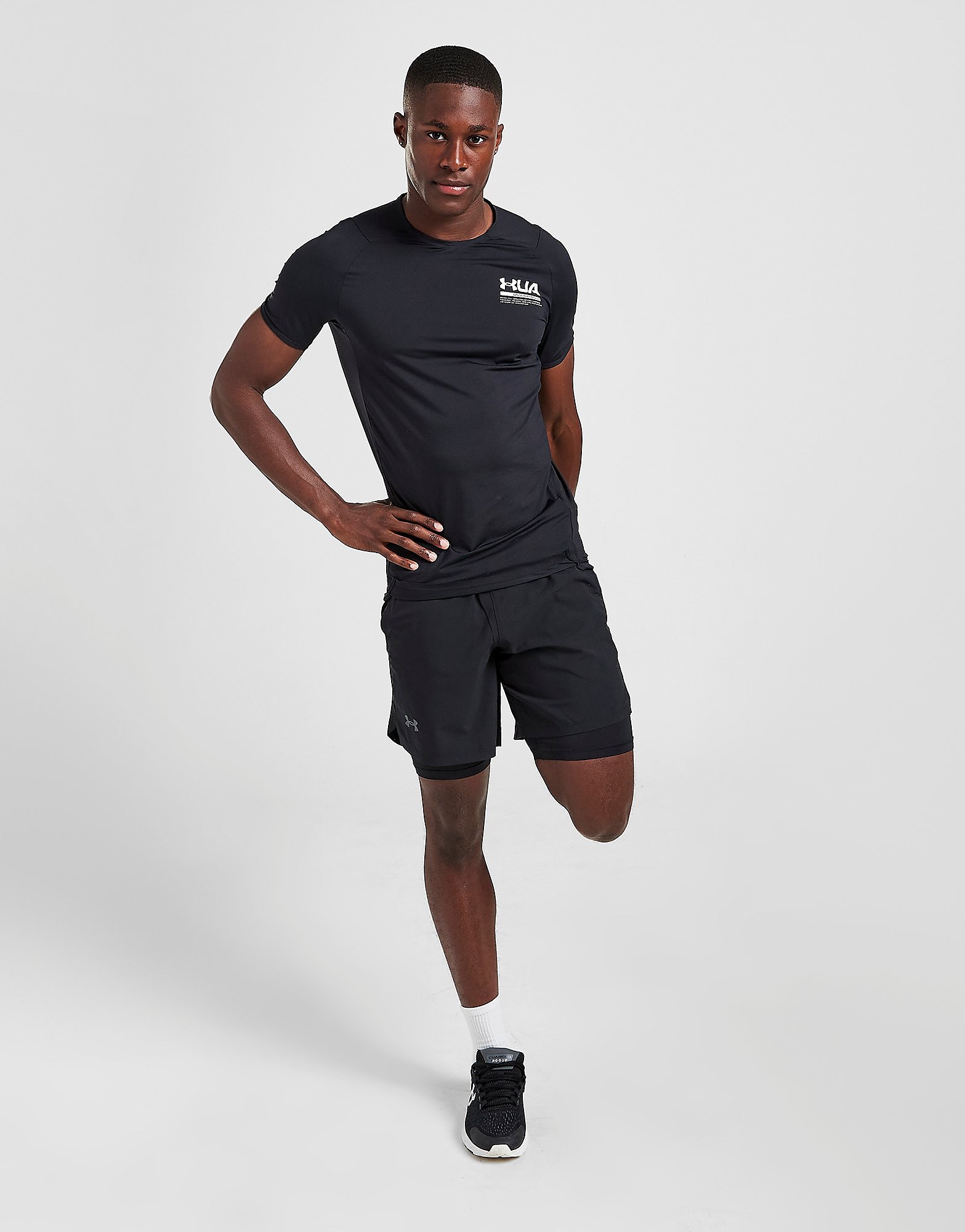 

Under Armour Launch 2-In-1 Shorts - Black - Mens, Black