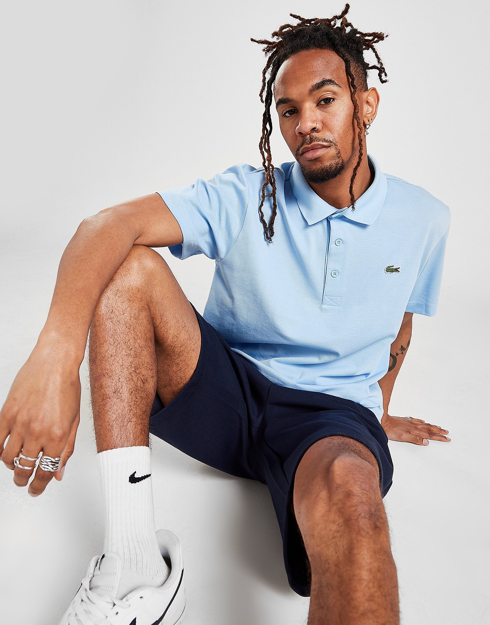 Lacoste Alligator Polo Shirt - Blue - Mens, Blue