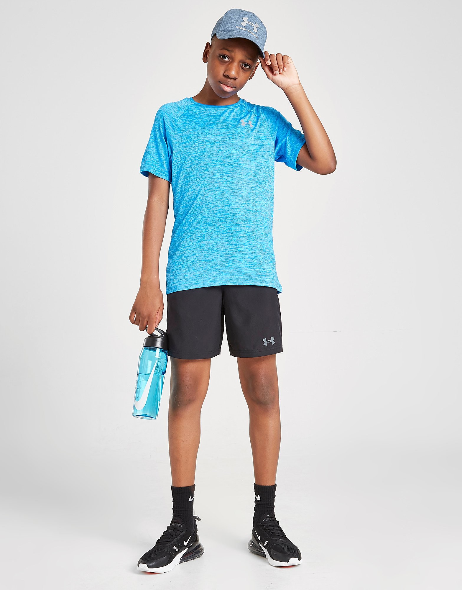 

Under Armour Tech 2.0 Sportstyle T-Shirt Junior - Only at JD - Blue - Kids, Blue