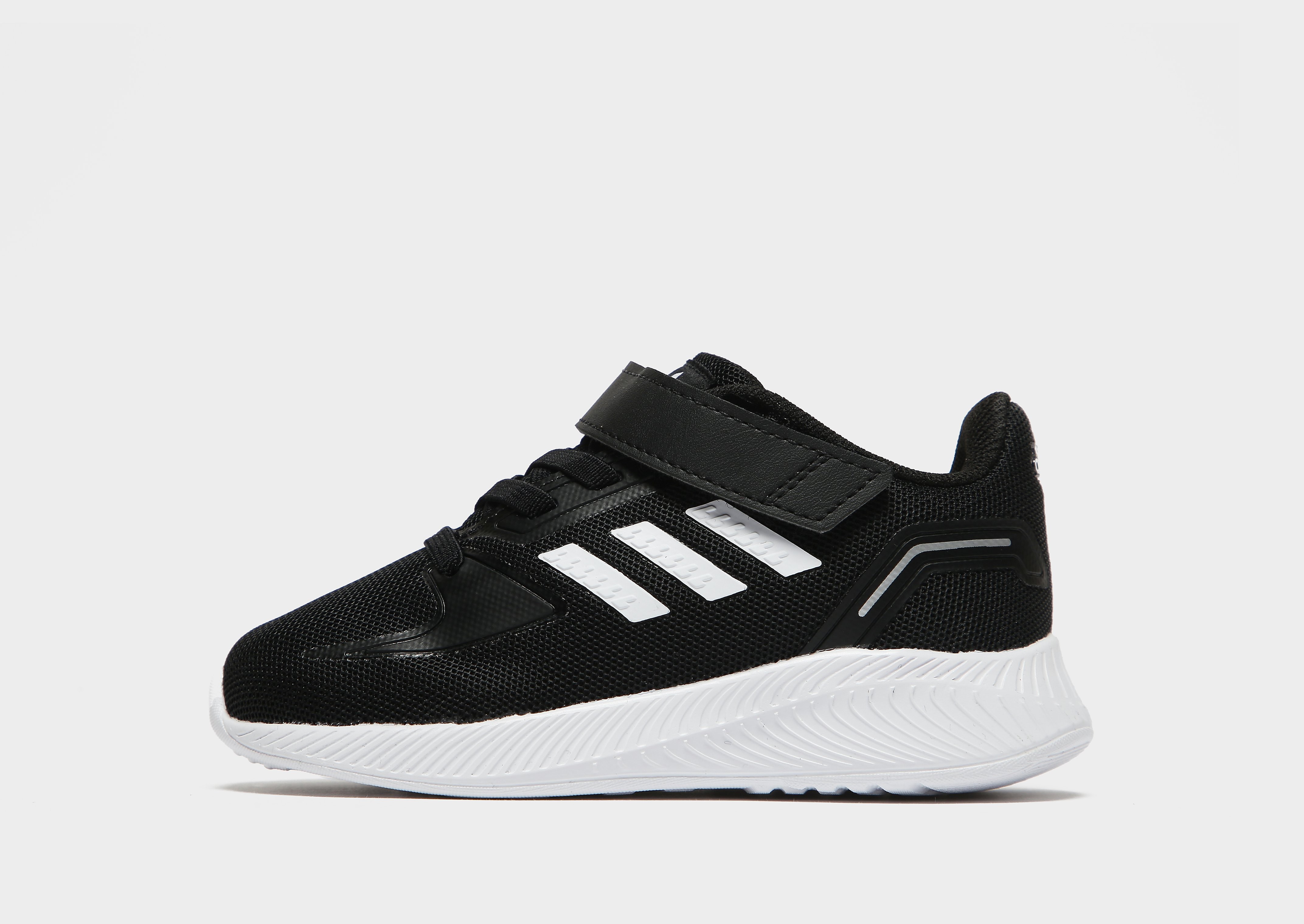 

adidas Performance Run Falcon Infant - Core Black / Cloud White / Silver Metallic - Kids, Core Black / Cloud White / Silver Metallic