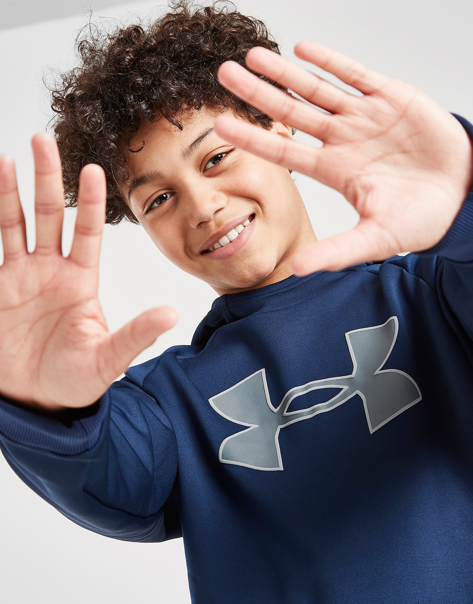 

Under Armour Armour Fleece Overhead Hoodie Junior - Only at JD - Navy - Kids, Navy