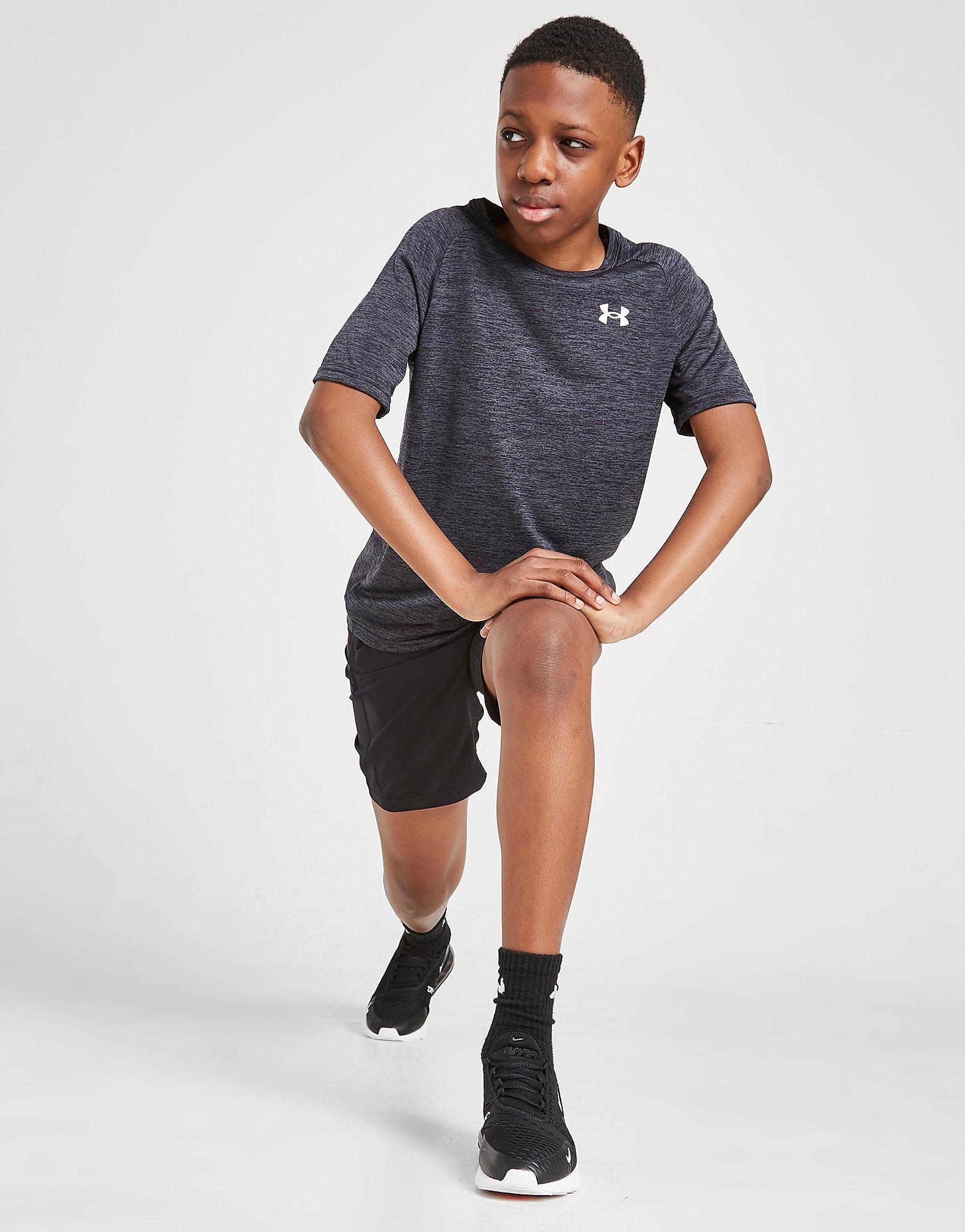 

Under Armour Tech 2.0 Sportstyle T-Shirt Junior - Black - Kids, Black