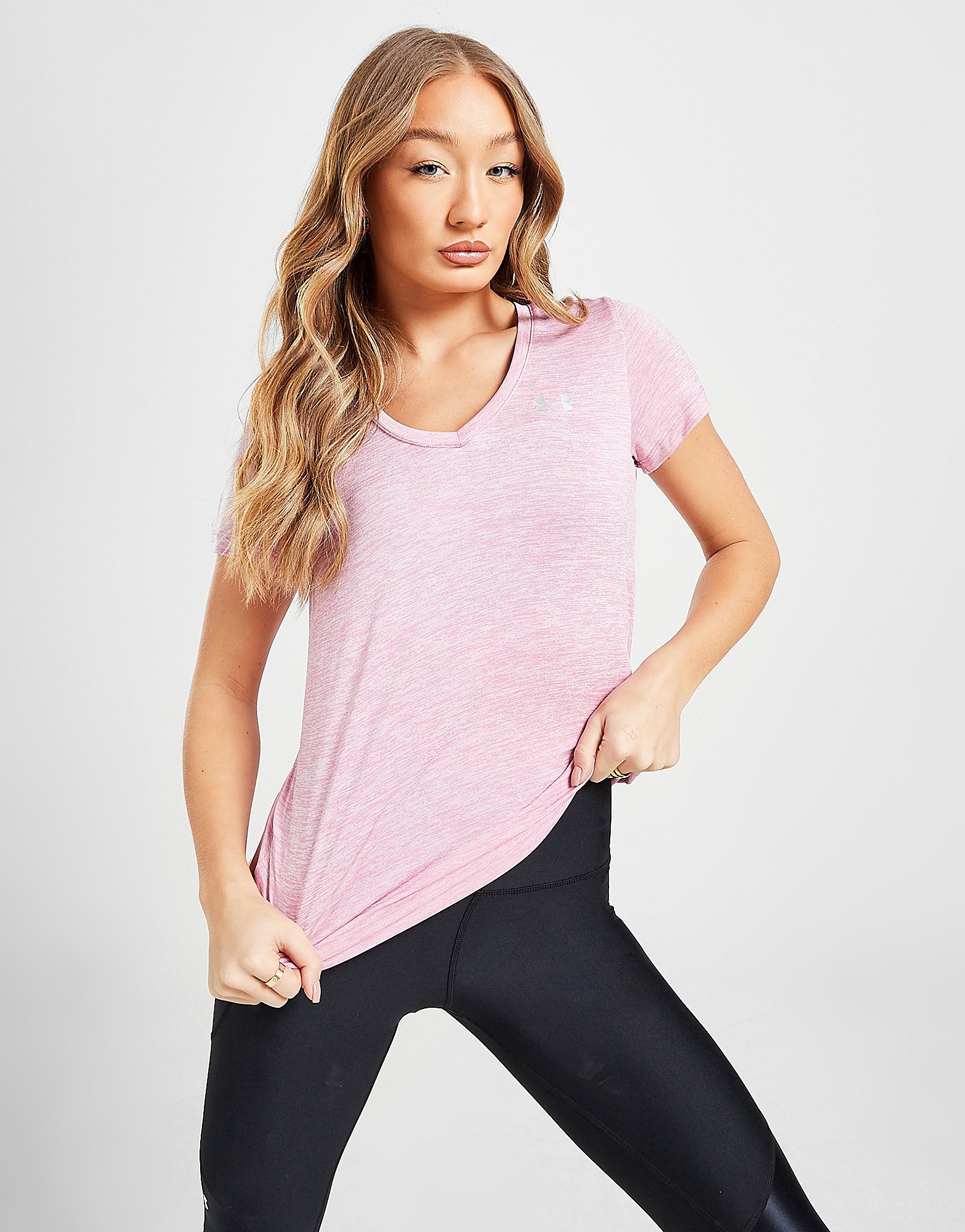 

Under Armour Tech Twist T-Shirt - Pink - Womens, Pink
