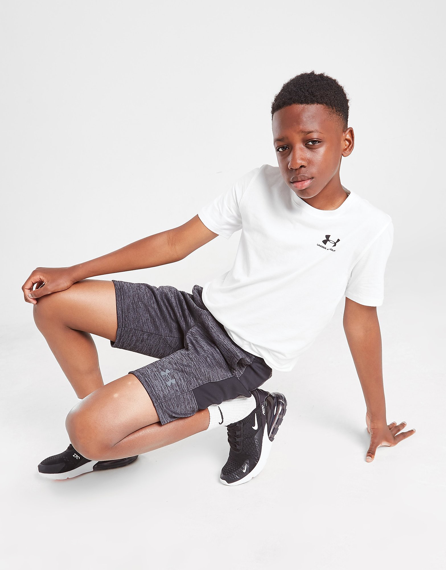 

Under Armour Charged Cotton T-Shirt Junior - White - Kids, White