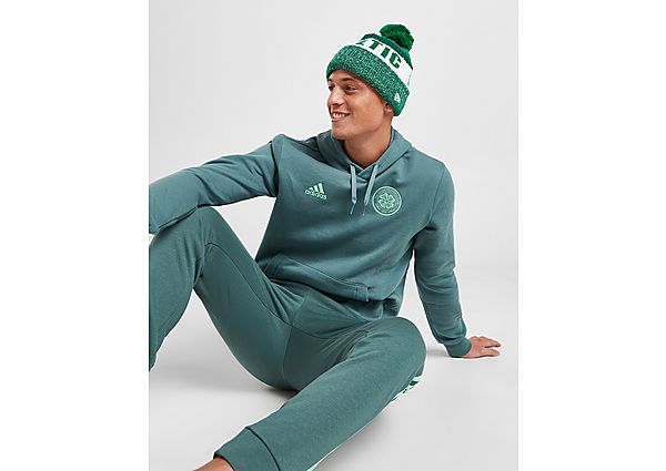New Era Celtic FC Pom Beanie Hat - Green, Green
