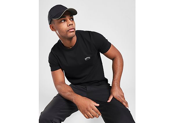 BOSS T-Shirt Logo Incurvé Homme