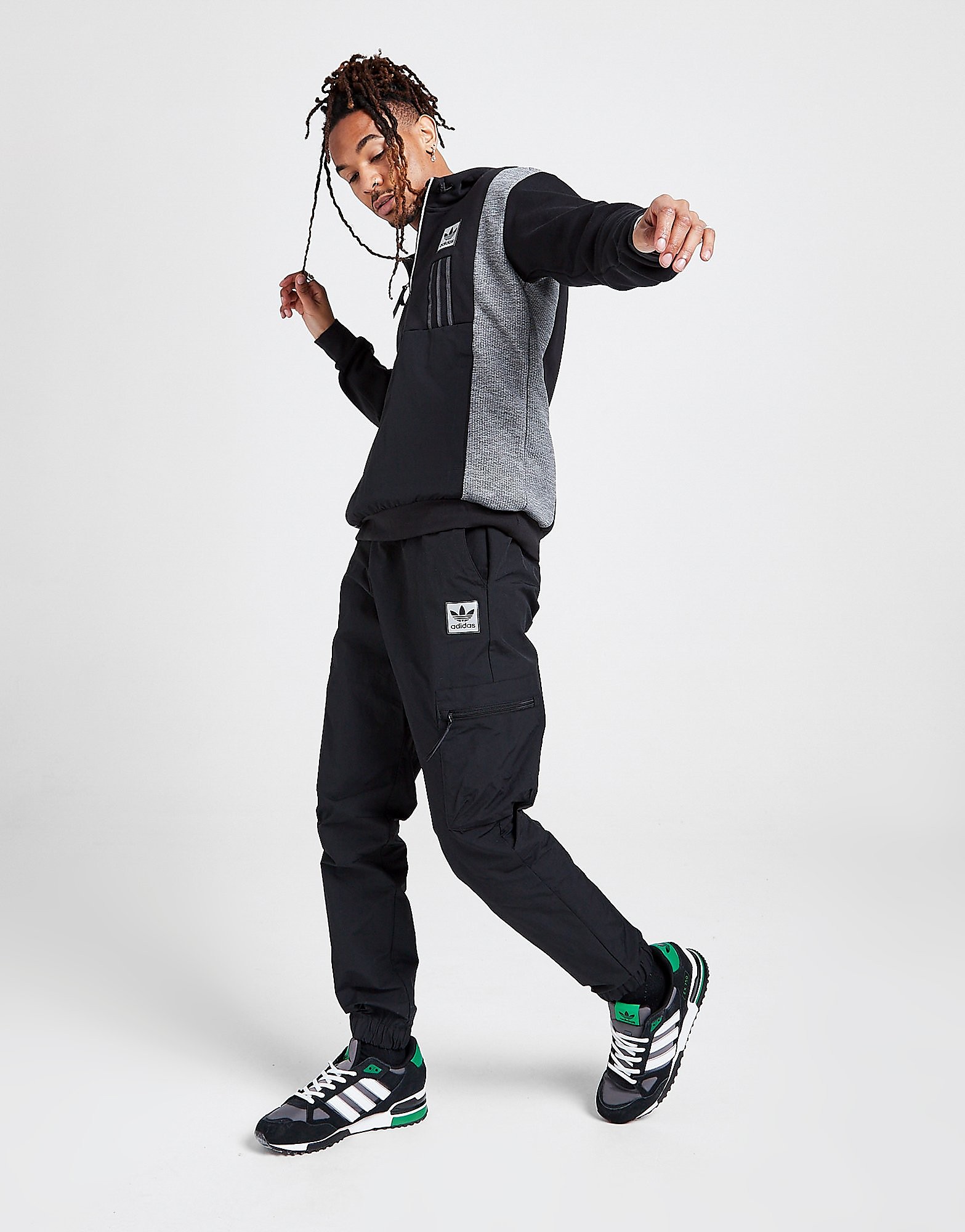 

adidas Originals ID96 Cargo Pants - Only at JD - Black, Black