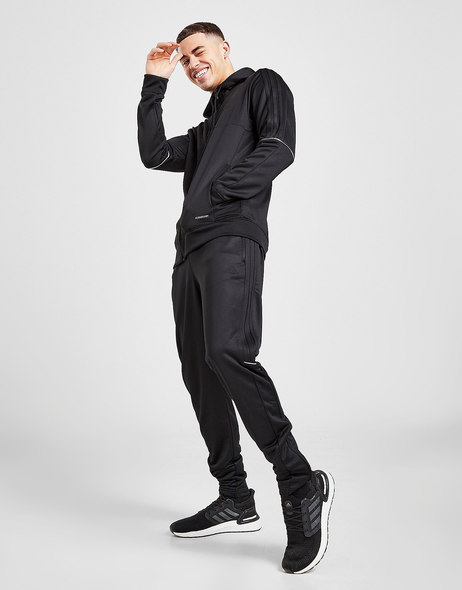 adidas Match Football Track Pants - Only at JD - Black - Mens, Black