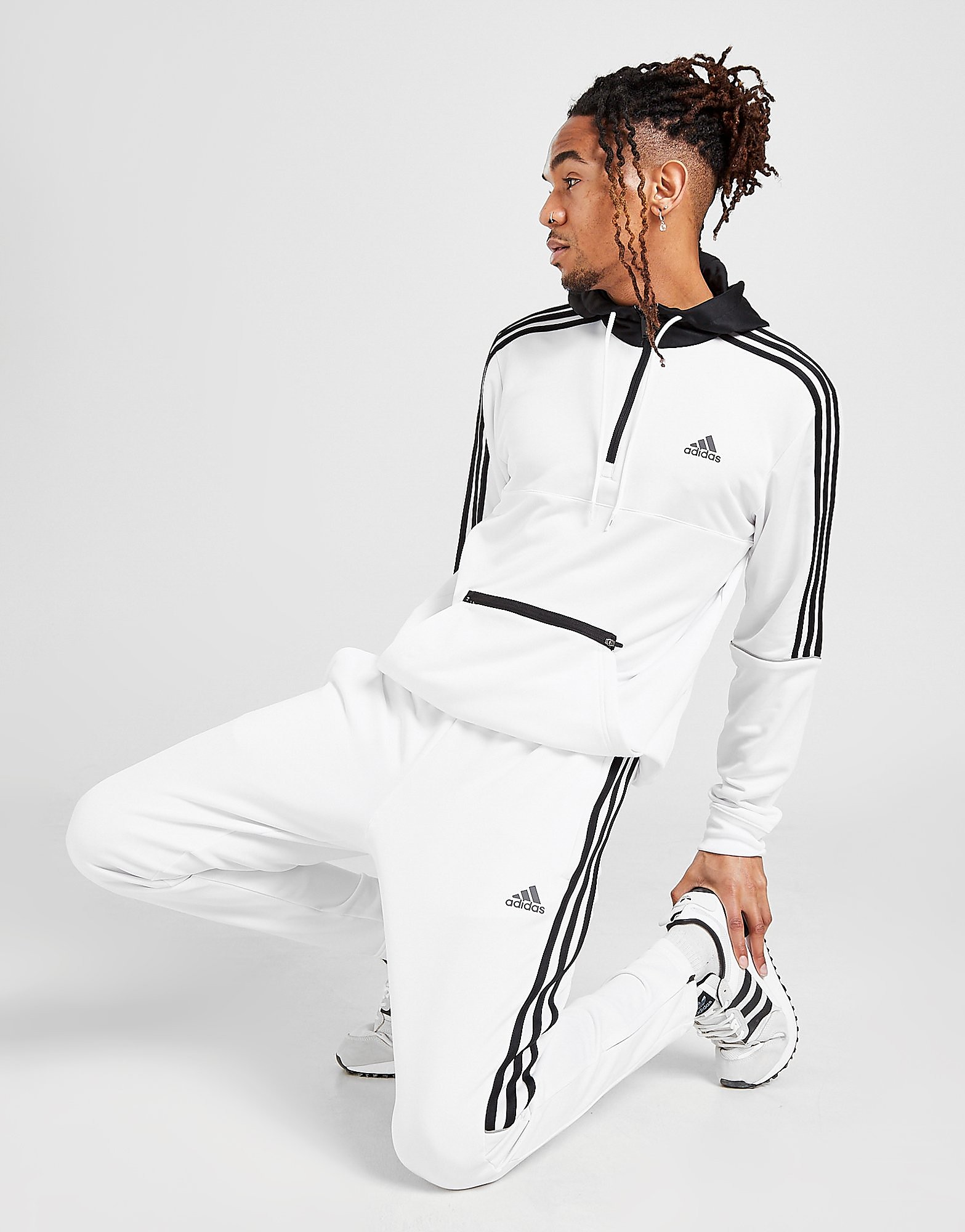 

adidas Match Football Track Pants - Only at JD - White - Mens, White