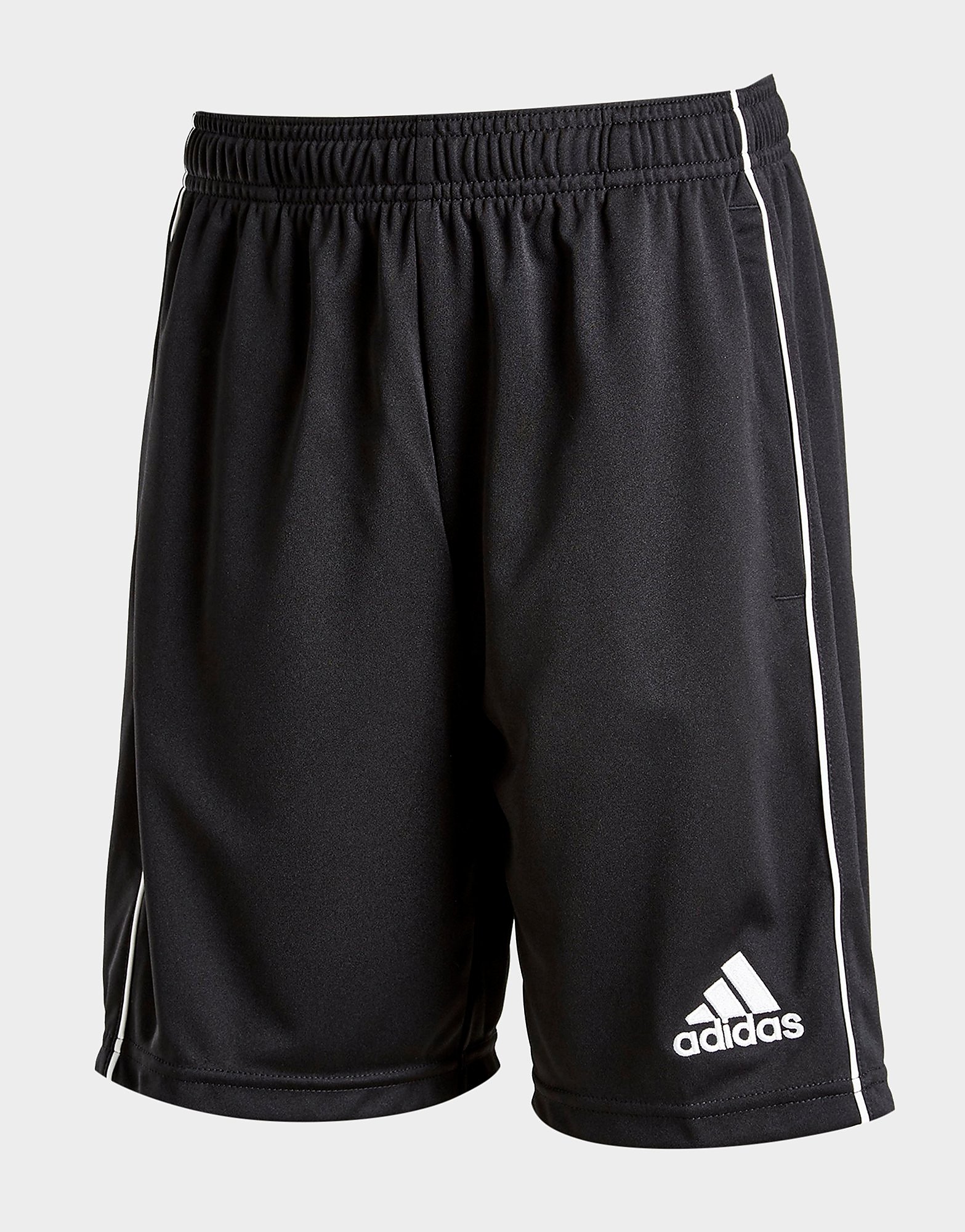 

adidas Core 18 Poly Shorts Junior - Black / White/BLK - Kids, Black / White/BLK