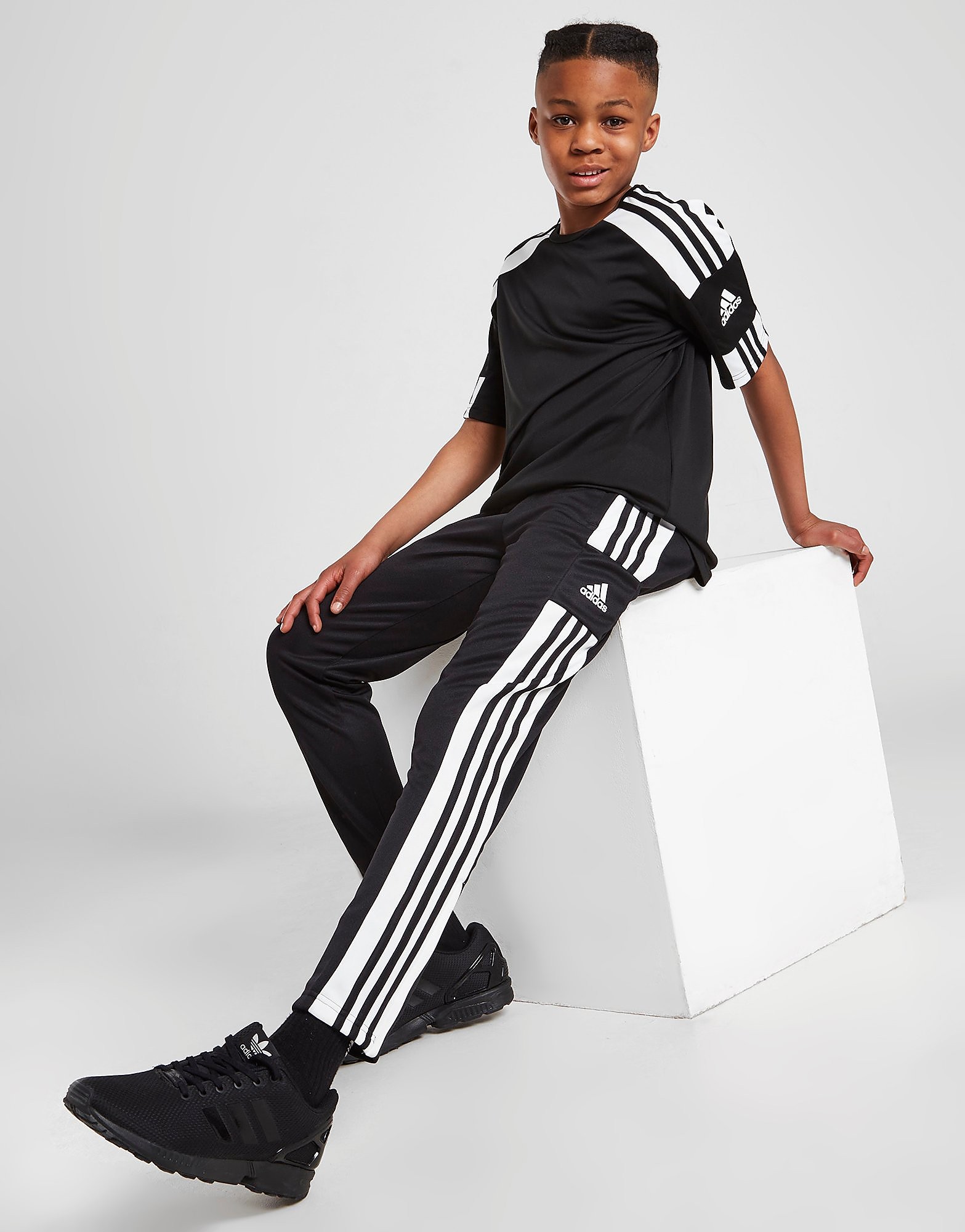 

adidas Celtic FC Squadra21 Track Pants Junior - Black / White - Kids, Black / White