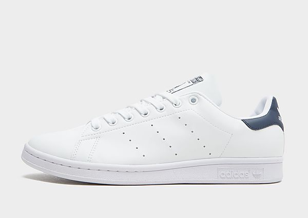 adidas Originals Chaussure Stan Smith - Cloud White / Cloud White / Collegiate Navy, Cloud White / C