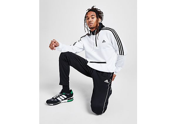Adidas Football Core Poly Track Pants - Black / White, Black / White