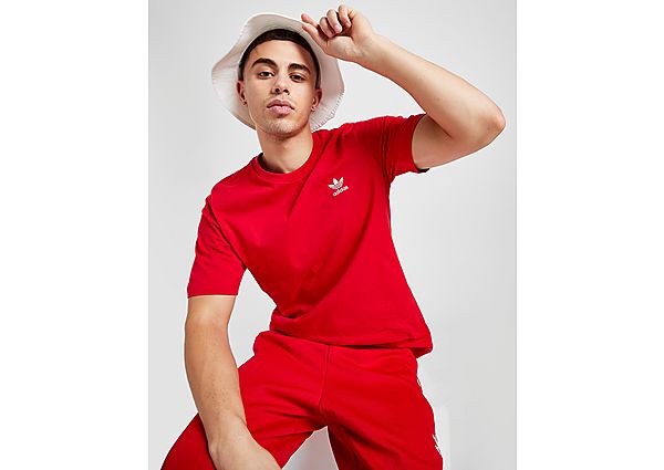 adidas Originals T-shirt LOUNGEWEAR Adicolor Essentials Trefoil - Scarlet, Scarlet