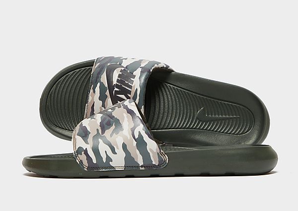 Nike Claquette avec imprimé Nike Victori One pour Homme - Sequoia/Desert Sand/Cargo Khaki/Sequoia, S