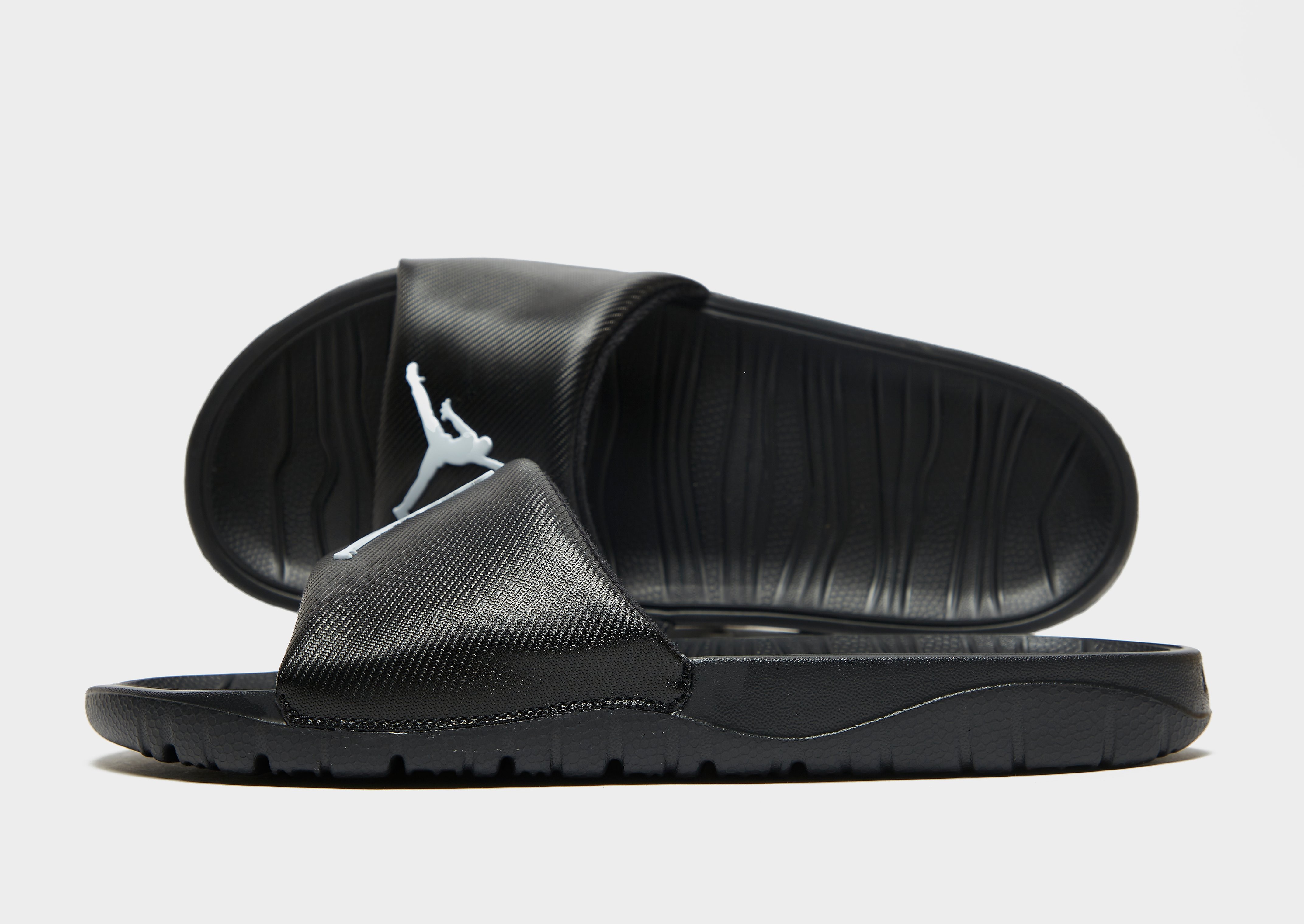 Jordan Break Slides - Black/White, Black/White