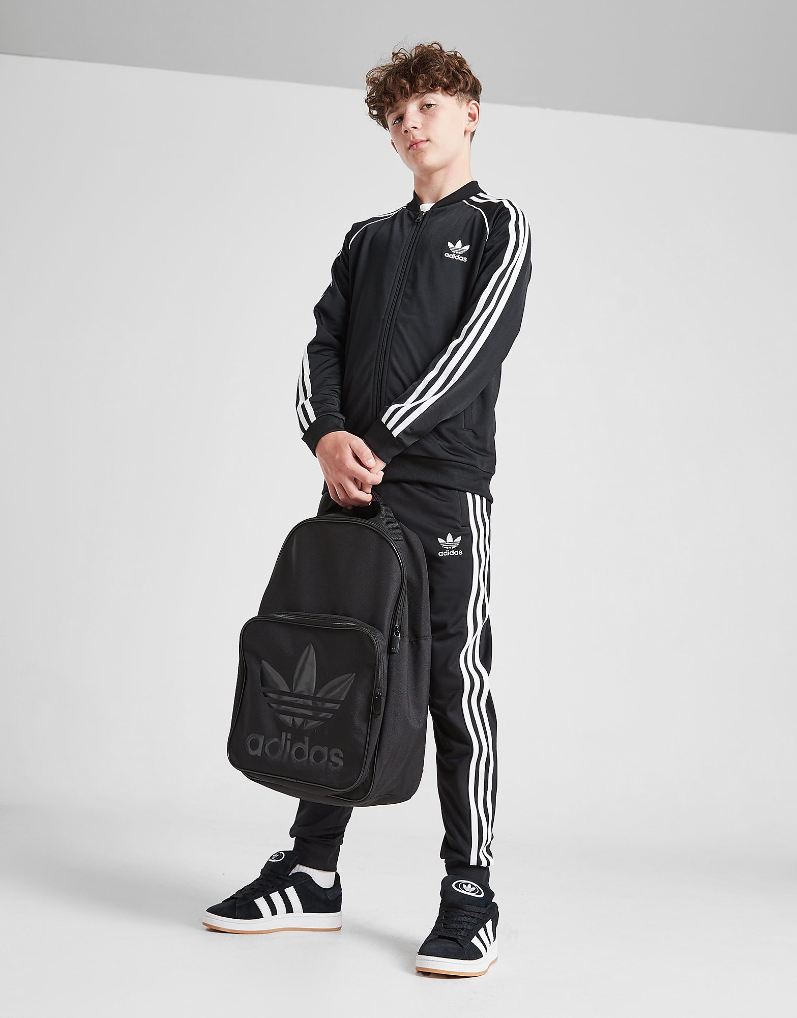 

adidas Originals SST Track Pants Junior - Black / White - Kids, Black / White