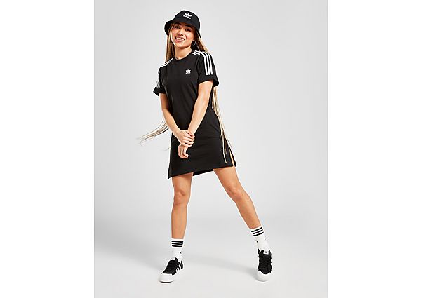 adidas Originals Robe T-Shirt 3 Bandes Femme - Black, Black