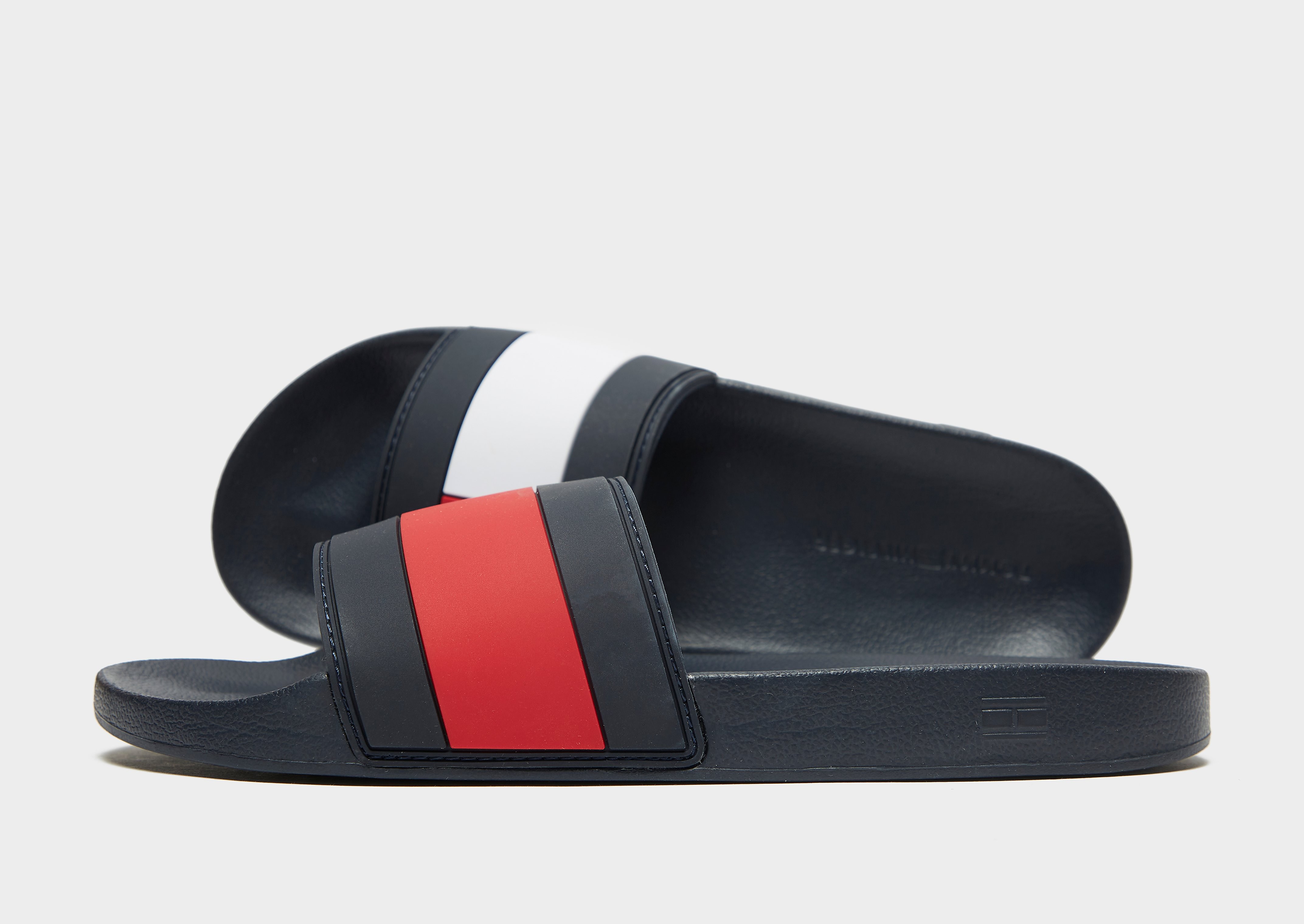 

Tommy Hilfiger Flag Slides - Navy, Navy