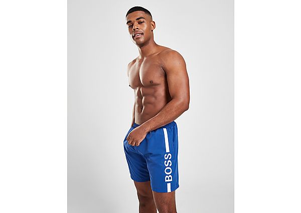 BOSS Short de Bain Dolphin Vertical Logo Homme