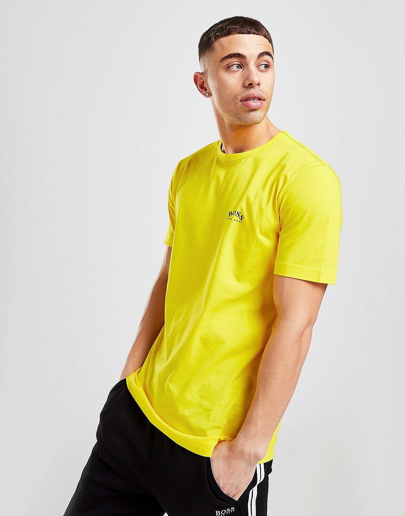 

BOSS Core Curve T-Shirt - Yellow - Mens, Yellow