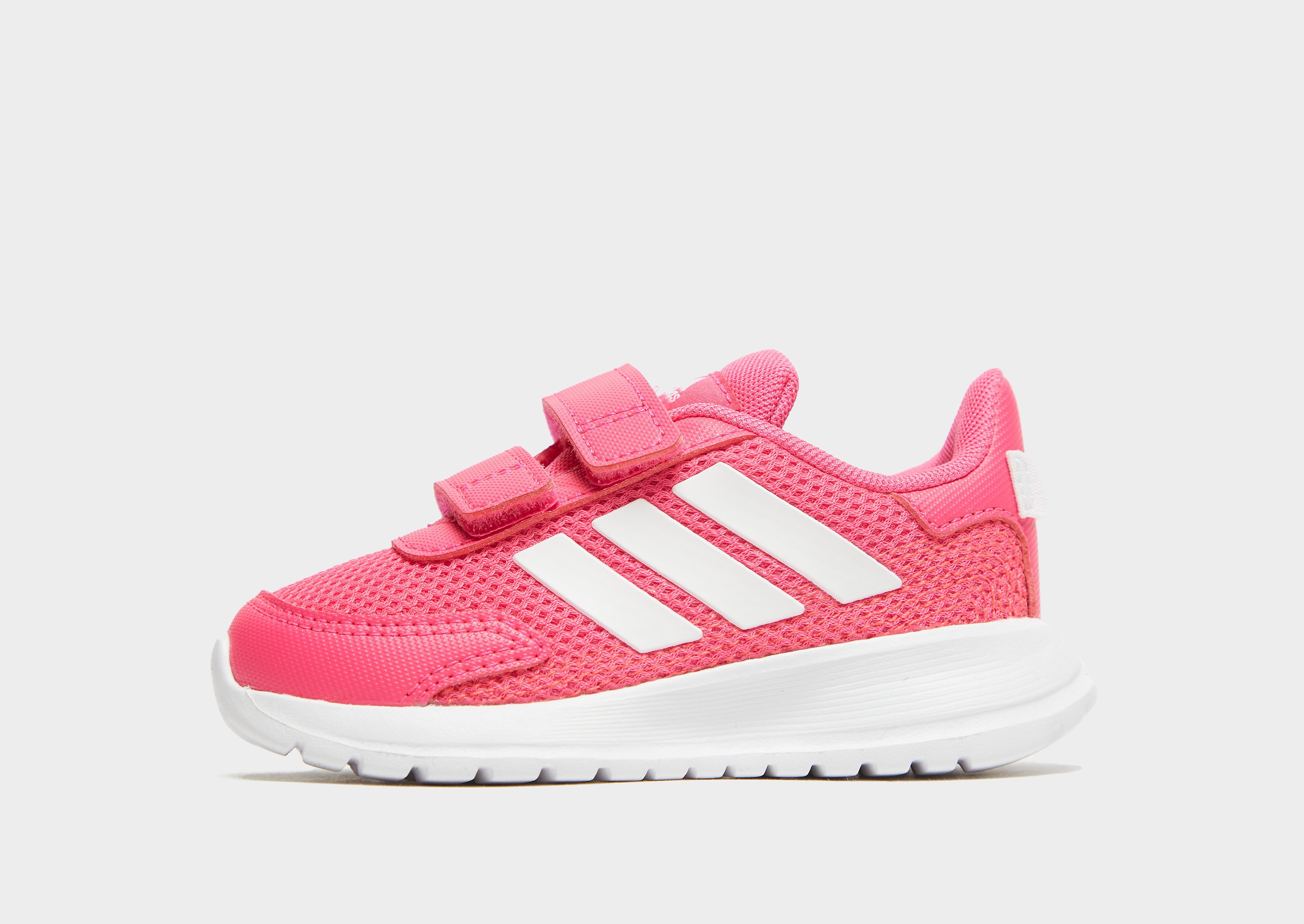 adidas Tensaur Run Infant - Shock Pink / Cloud White / Shock Red - Kids, Shock Pink / Cloud White / Shock Red