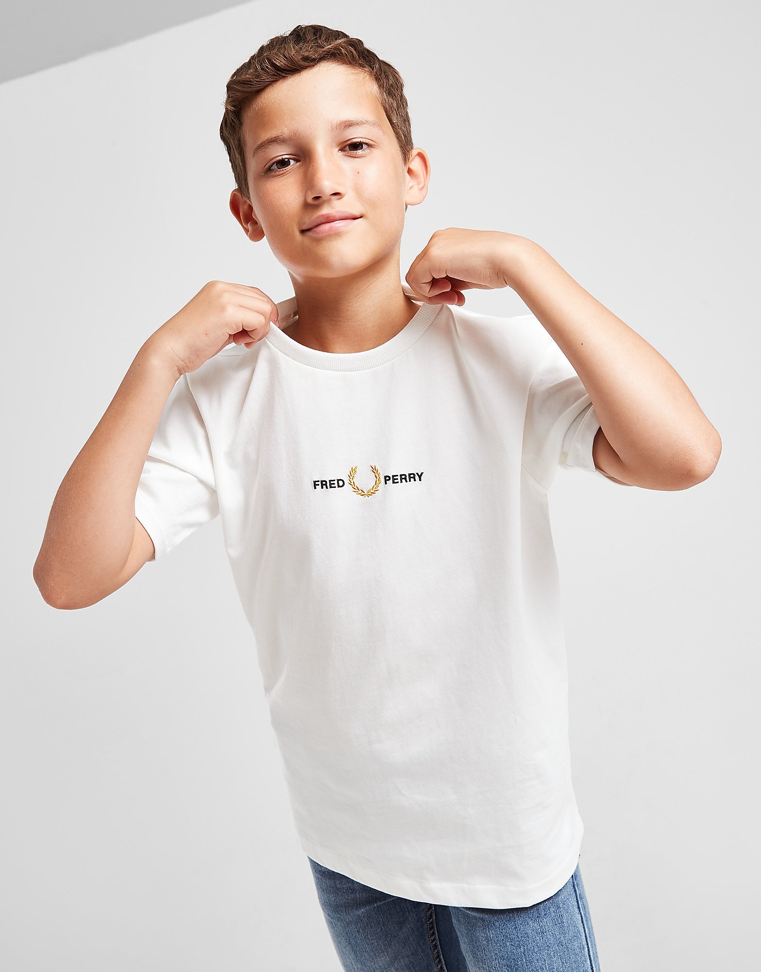 

Fred Perry Central Logo T-Shirt Junior - White - Kids, White
