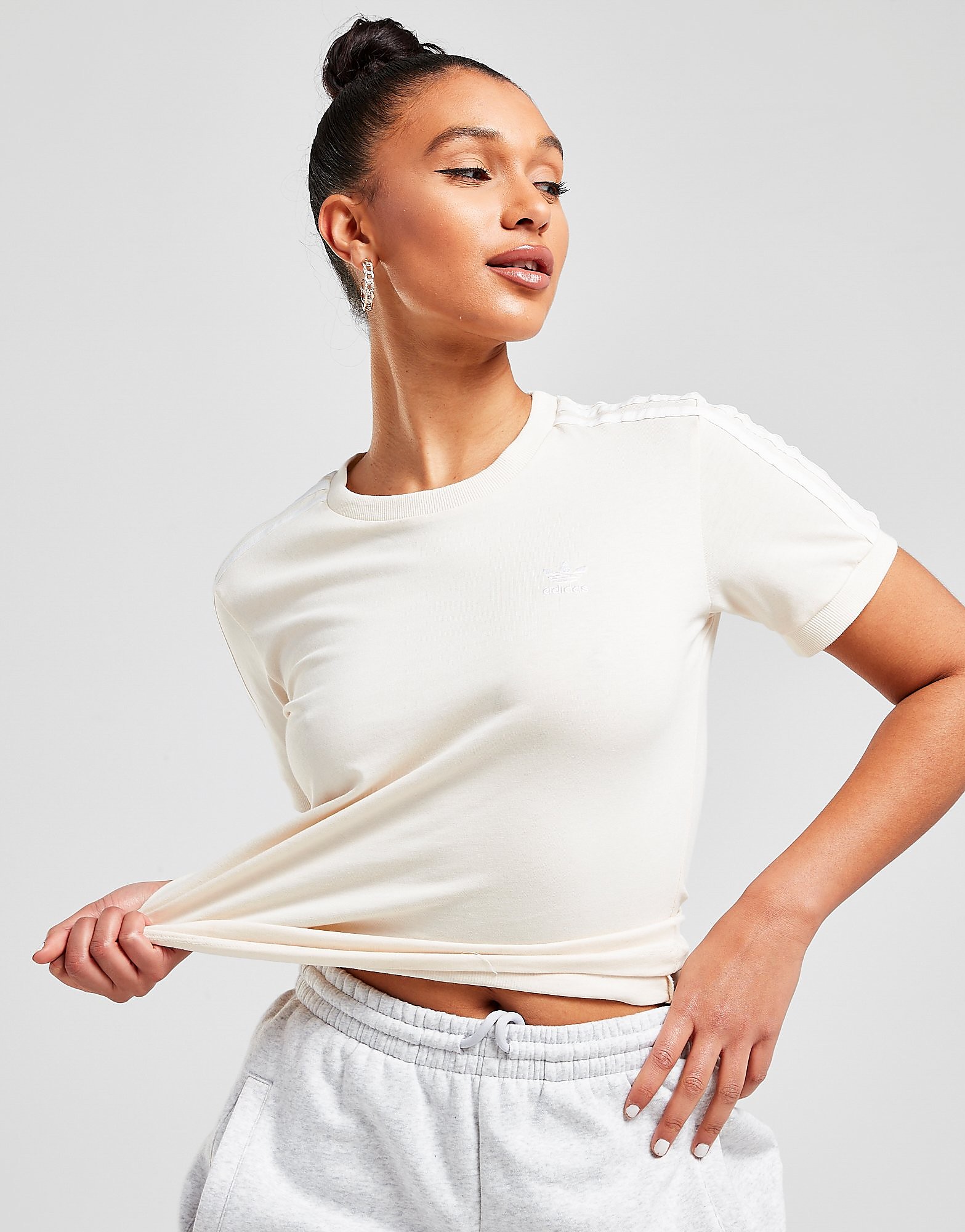

adidas Originals 3-Stripes No-Dye T-Shirt - Non Dyed - Womens, Non Dyed