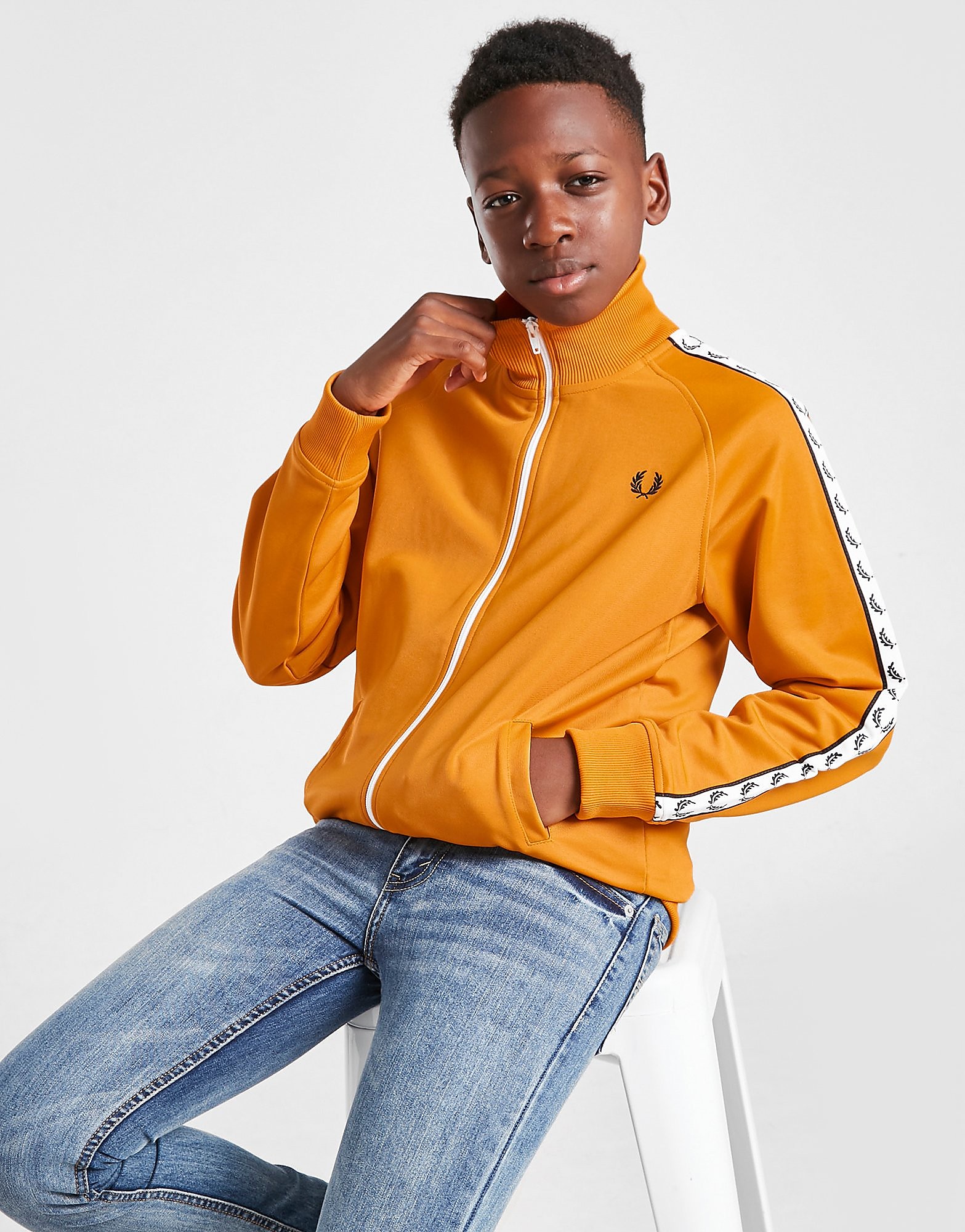 

Fred Perry Laurel Tape Track Top Junior - Yellow - Kids, Yellow