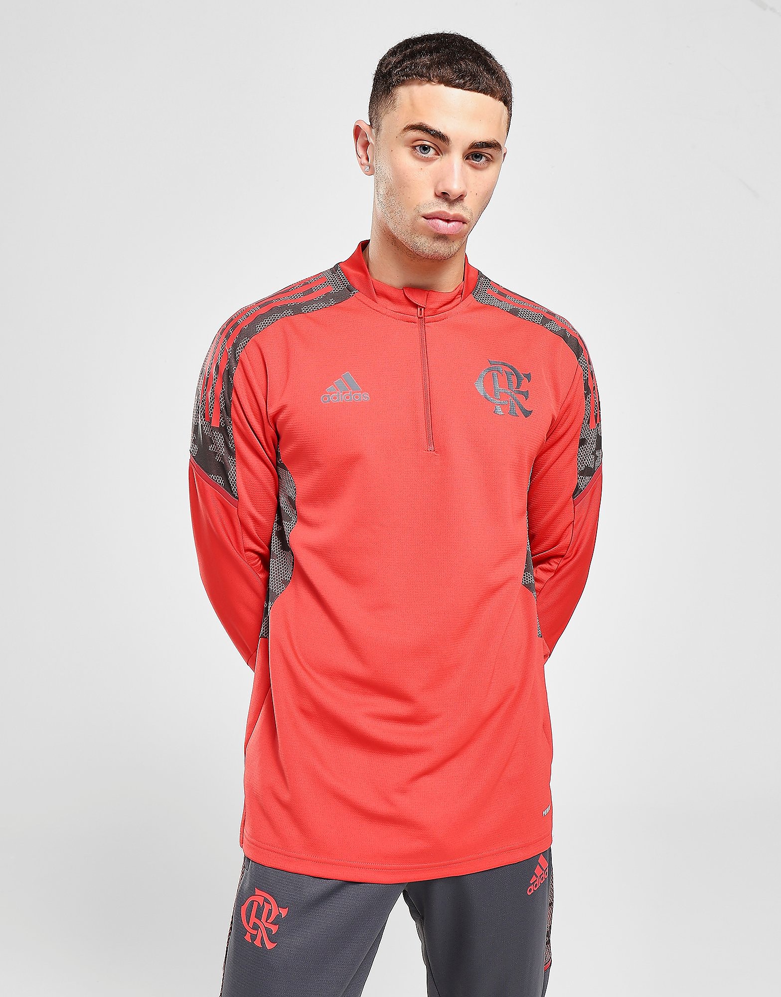 

adidas CR Flamengo Training Top - Red - Mens, Red
