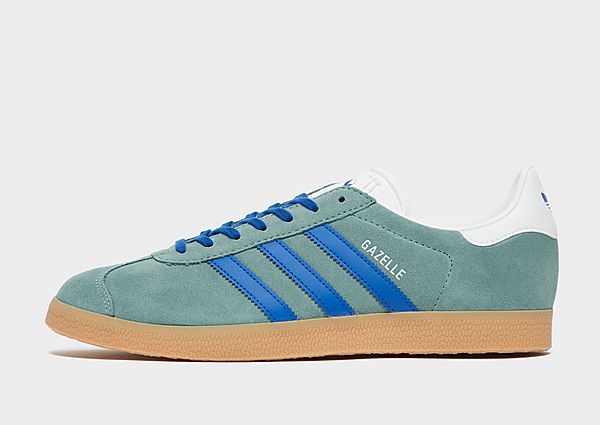 adidas Originals Chaussure Gazelle - Hazy Emerald / Royal Blue / Gum, Hazy Emerald / Royal Blue / Gu