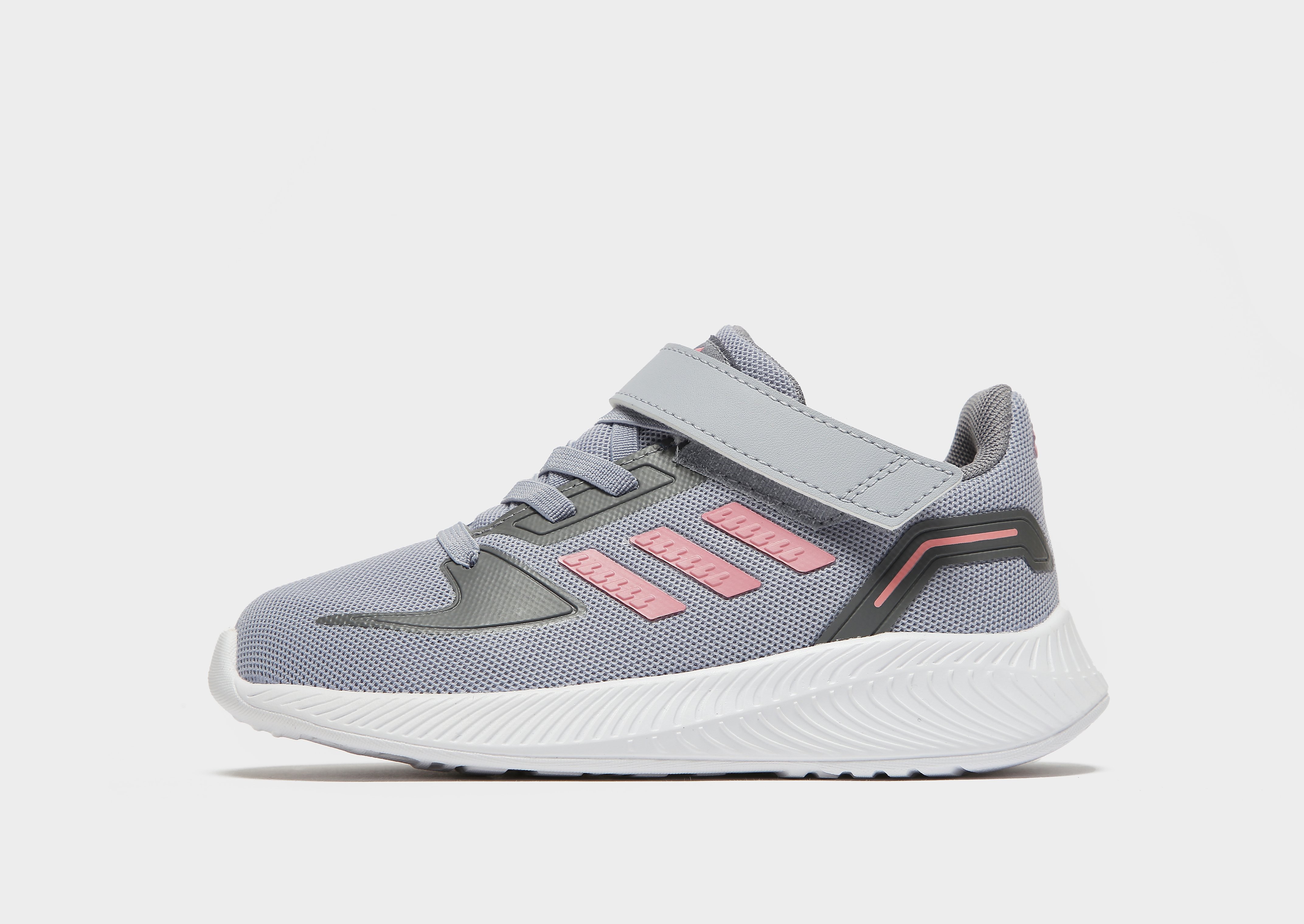 

adidas Performance Run Falcon Infant - Halo Silver / Super Pop / Grey Three - Kids, Halo Silver / Super Pop / Grey Three
