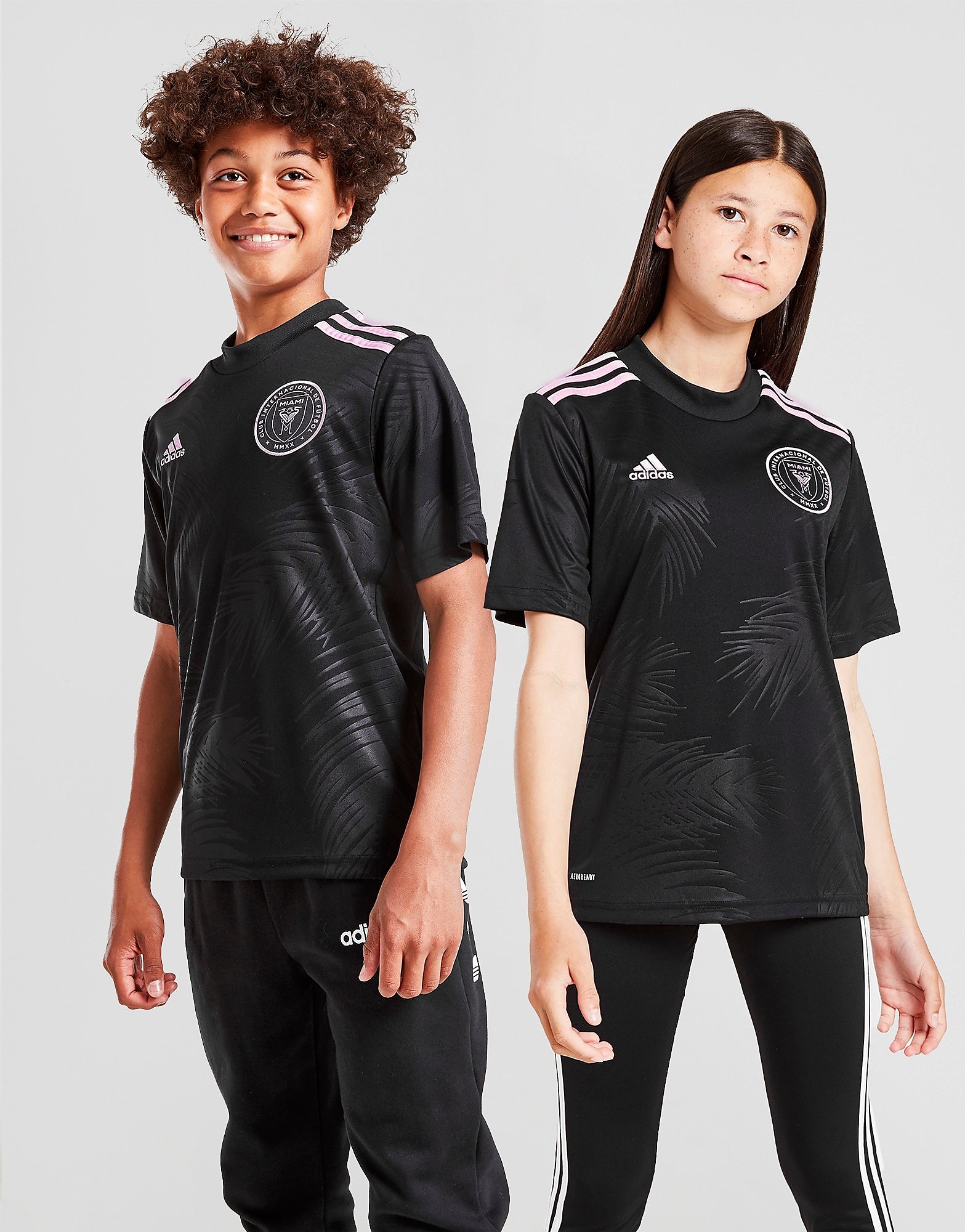

adidas Inter Miami CF 2021 Away Shirt Junior - Black - Kids, Black