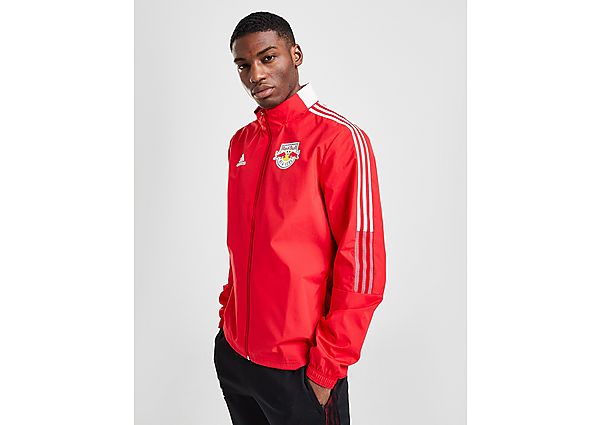 Adidas New York Red Bulls All Weather Jacket - Red - Mens, Red