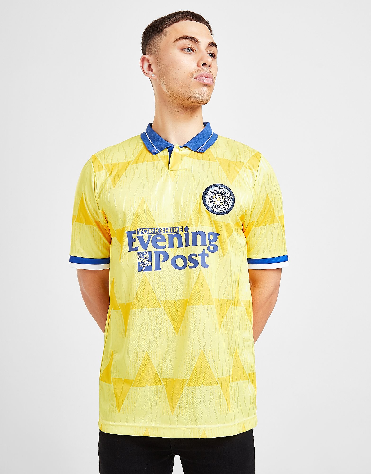

Score Draw Leeds United FC '92 Away Retro Shirt - Yellow - Mens, Yellow