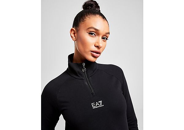 Emporio Armani EA7 Survtement 1/4 Zip avec Logo Femme