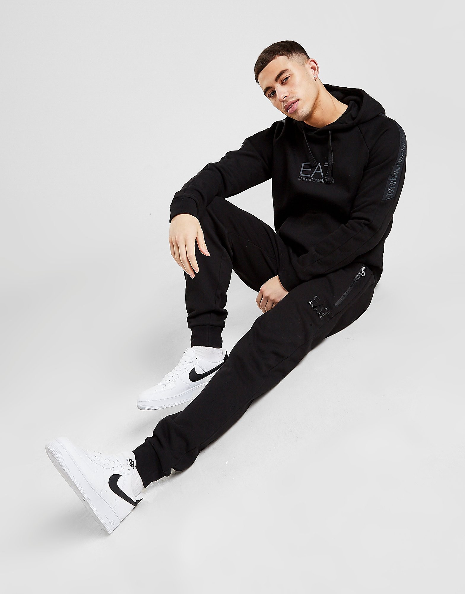 

Emporio Armani EA7 Silicone Joggers - Only at JD - Black - Mens, Black