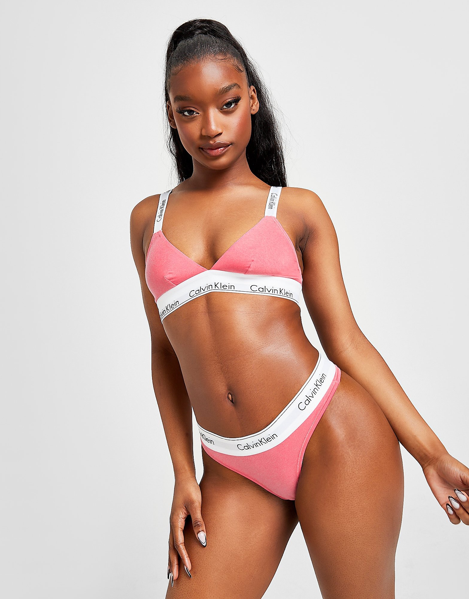

Calvin Klein Underwear Modern Cotton Thong - Pink - Womens, Pink