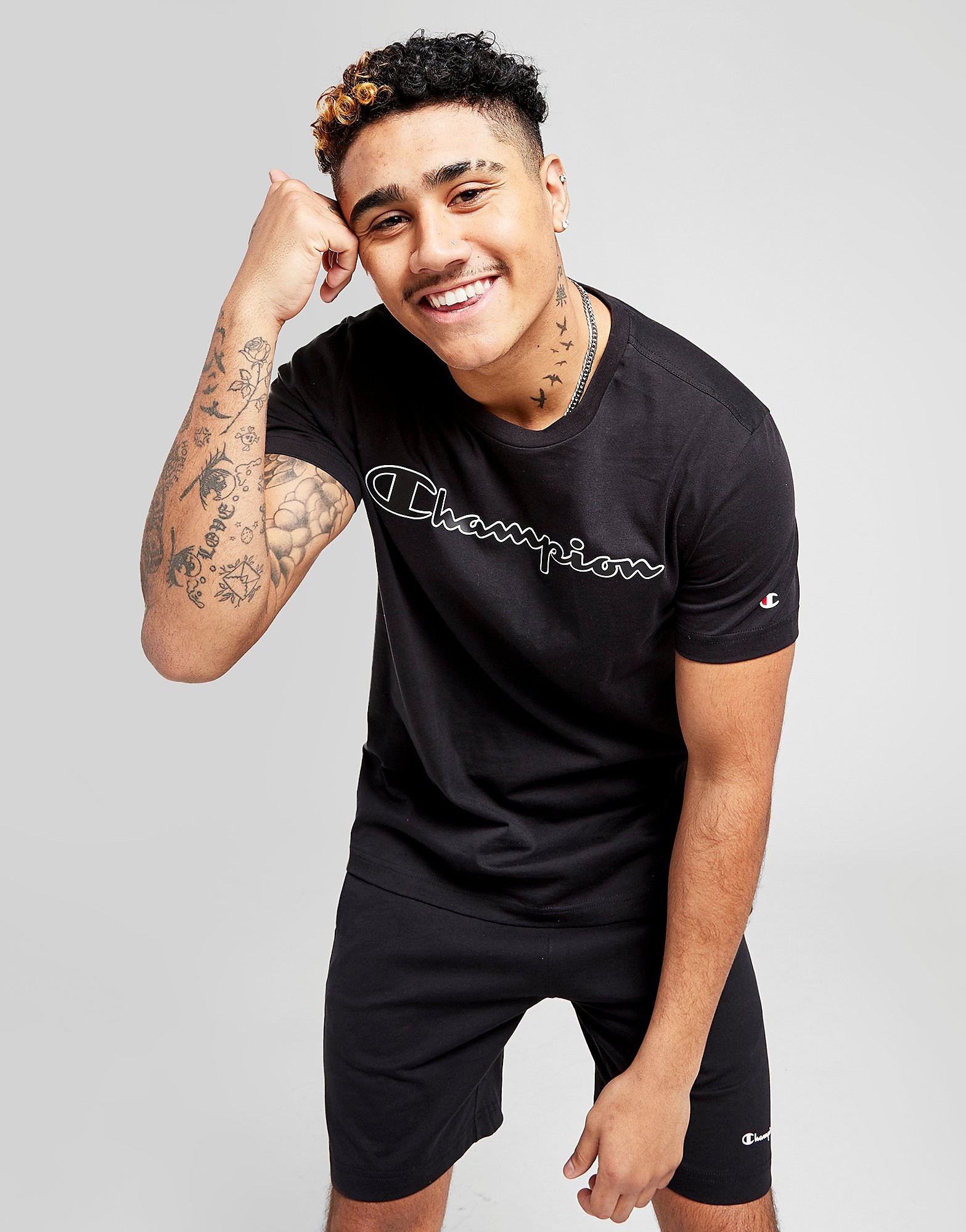 

Champion Core T-Shirt - Only at JD - Black - Mens, Black
