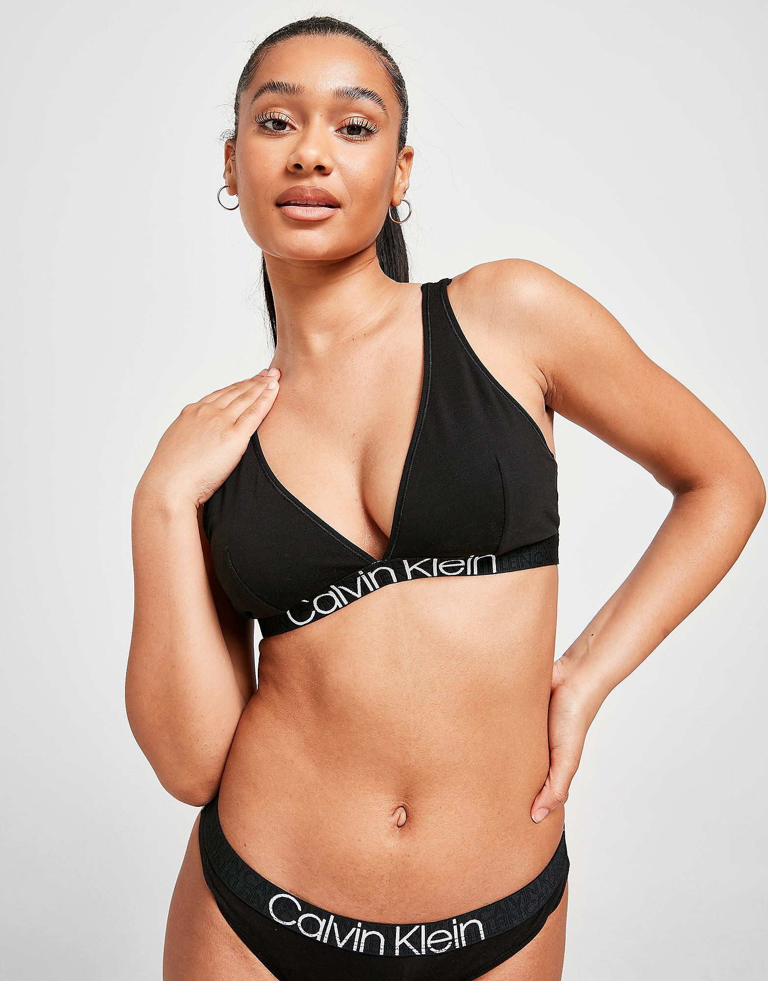 

Calvin Klein Underwear Eco Cotton Triangle Bra - Black - Womens, Black