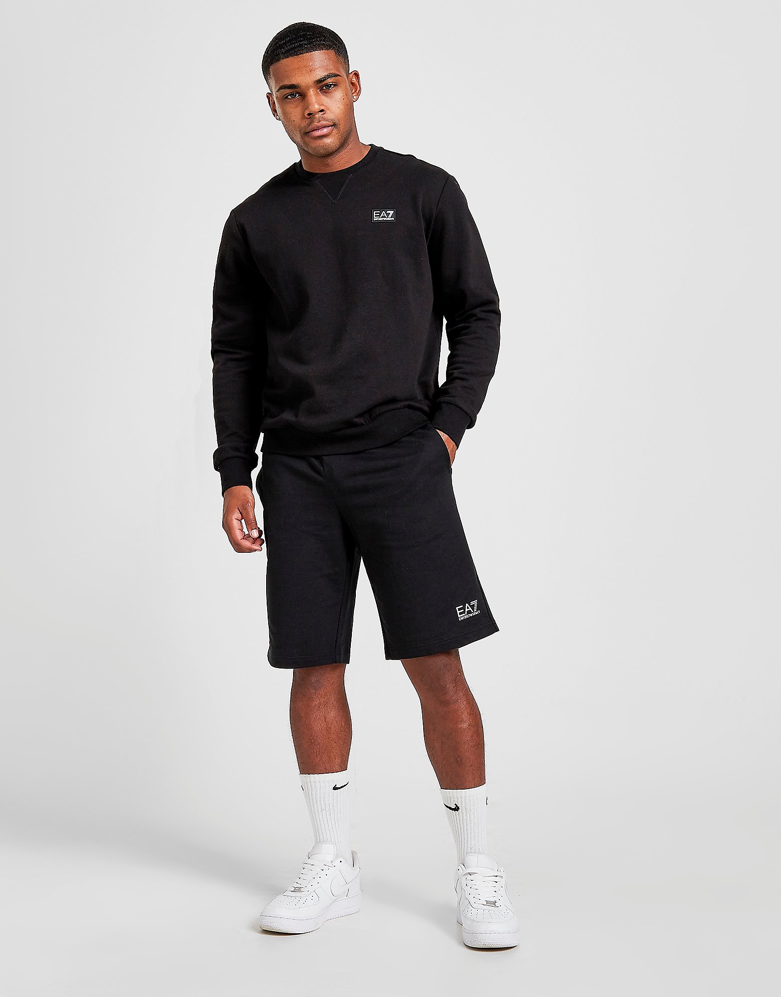 

Emporio Armani EA7 Core Shorts - Black - Mens, Black