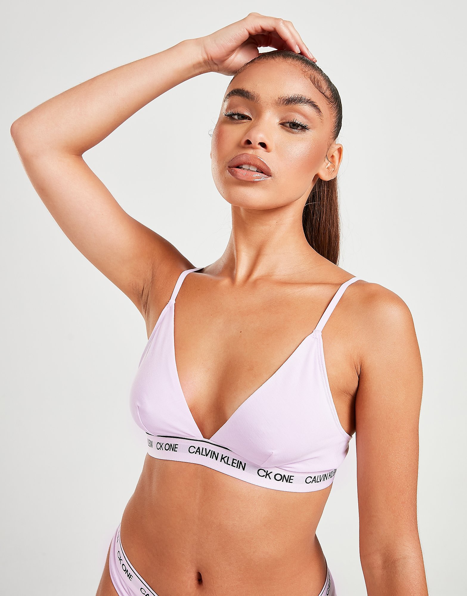 

Calvin Klein Underwear CK One Recycled Triangle Bra - Purple - Womens, Purple