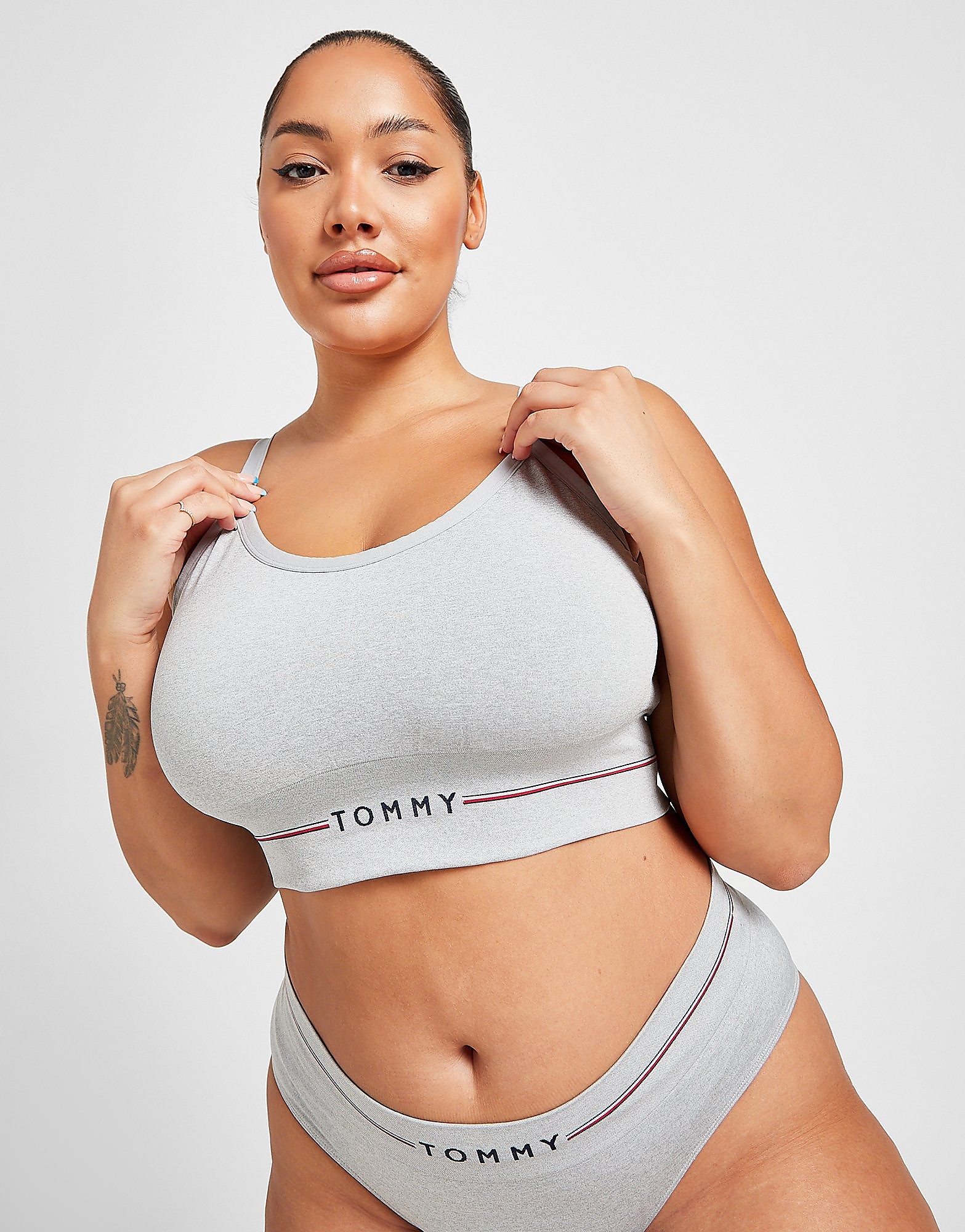 

Tommy Hilfiger Underwear Curve Seamless Bra - Grey - Womens, Grey