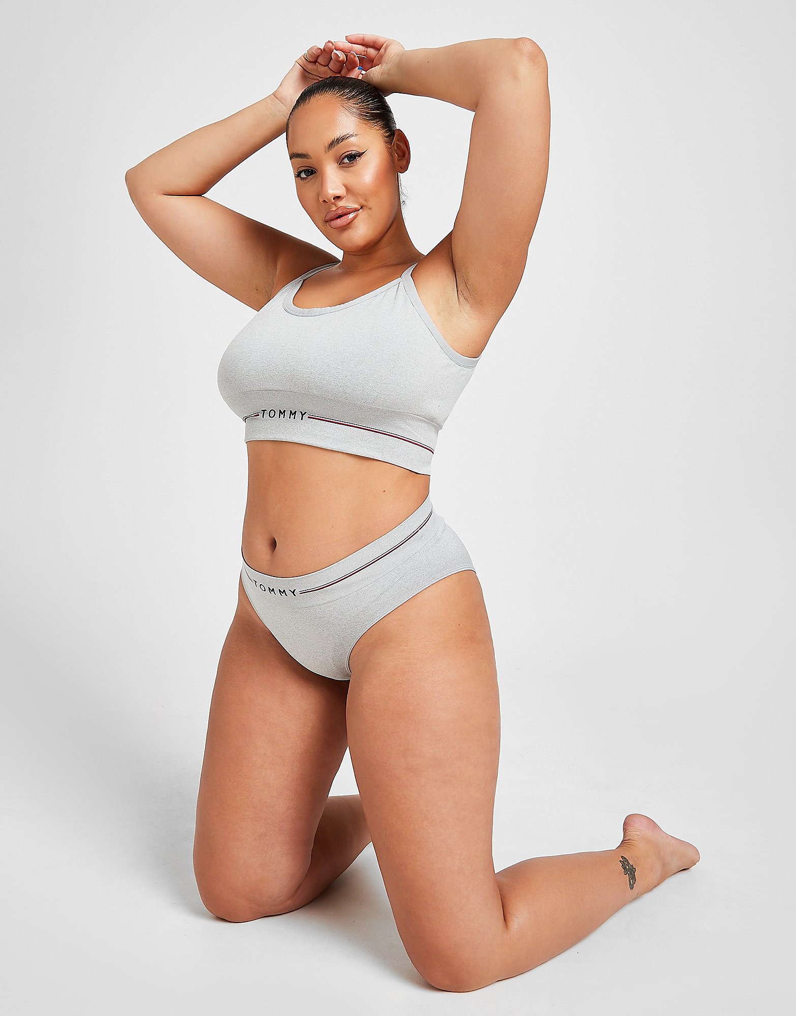 

Tommy Hilfiger Underwear Curve Seamless Briefs - Grey - Womens, Grey