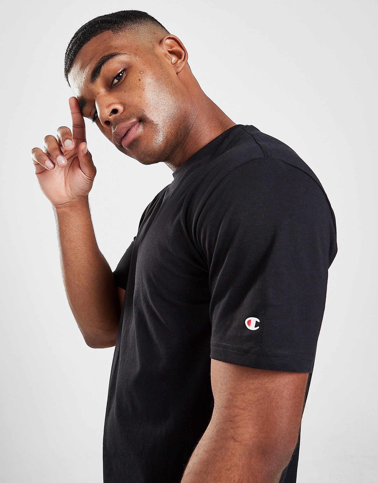 Champion 2-Pack T-Shirts - Black/Grey - Mens, Black/Grey