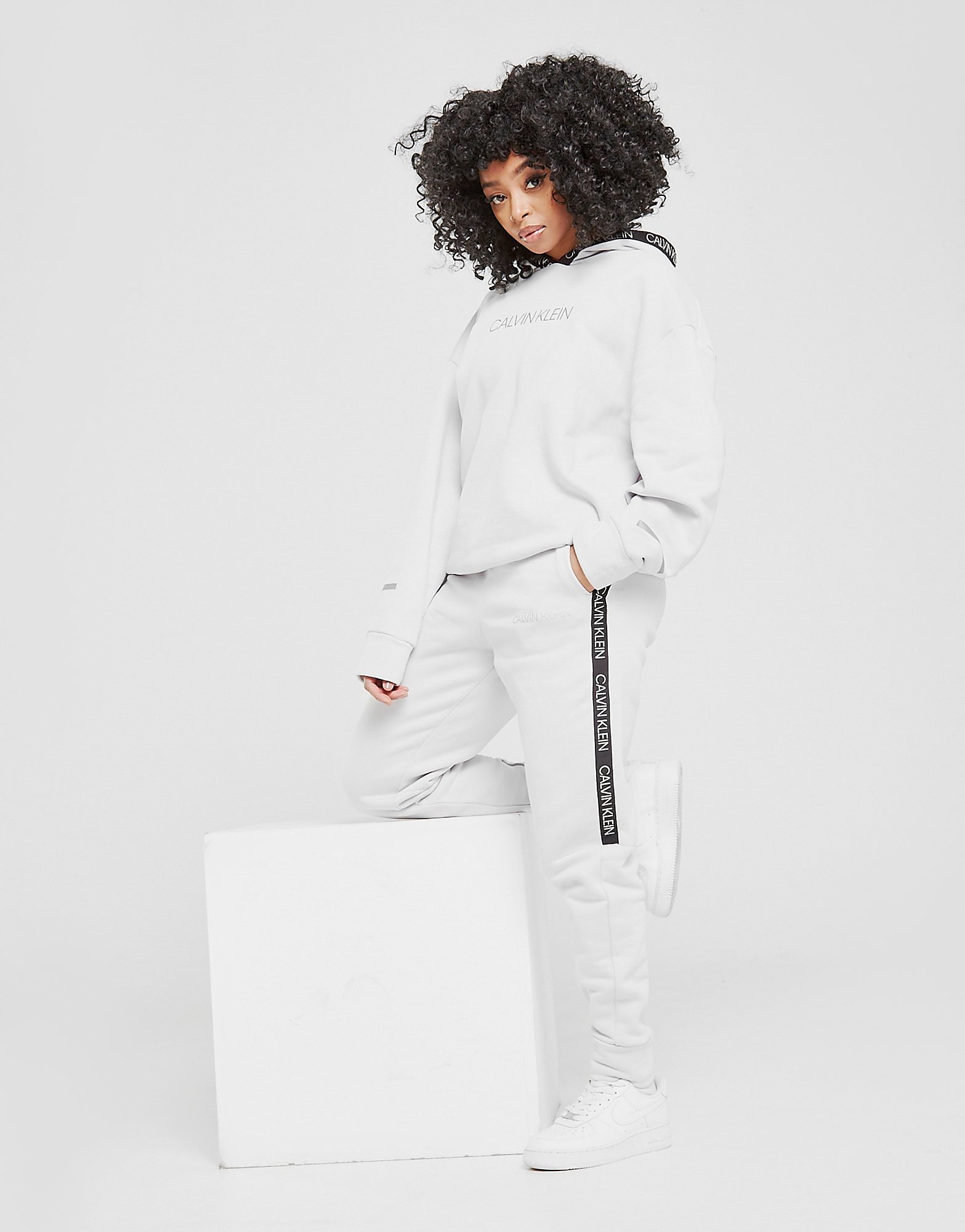 

Calvin Klein Performance Tape Logo Joggers - Only at JD - Grey - Womens, Grey