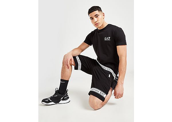 Emporio Armani EA7 Short Imprimé Bande Homme