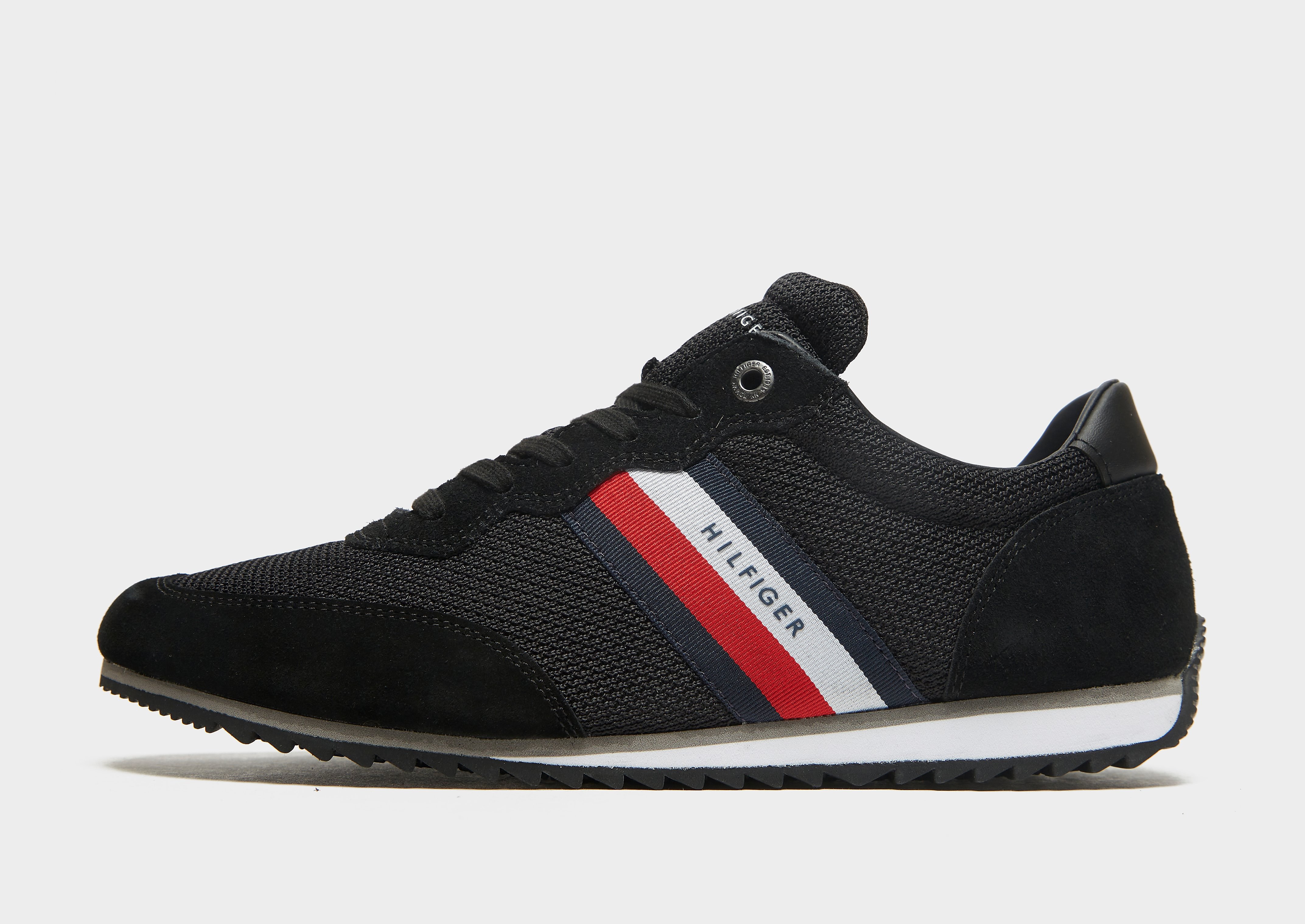 

Tommy Hilfiger Essential Mesh Runner - Black` - Mens, Black`