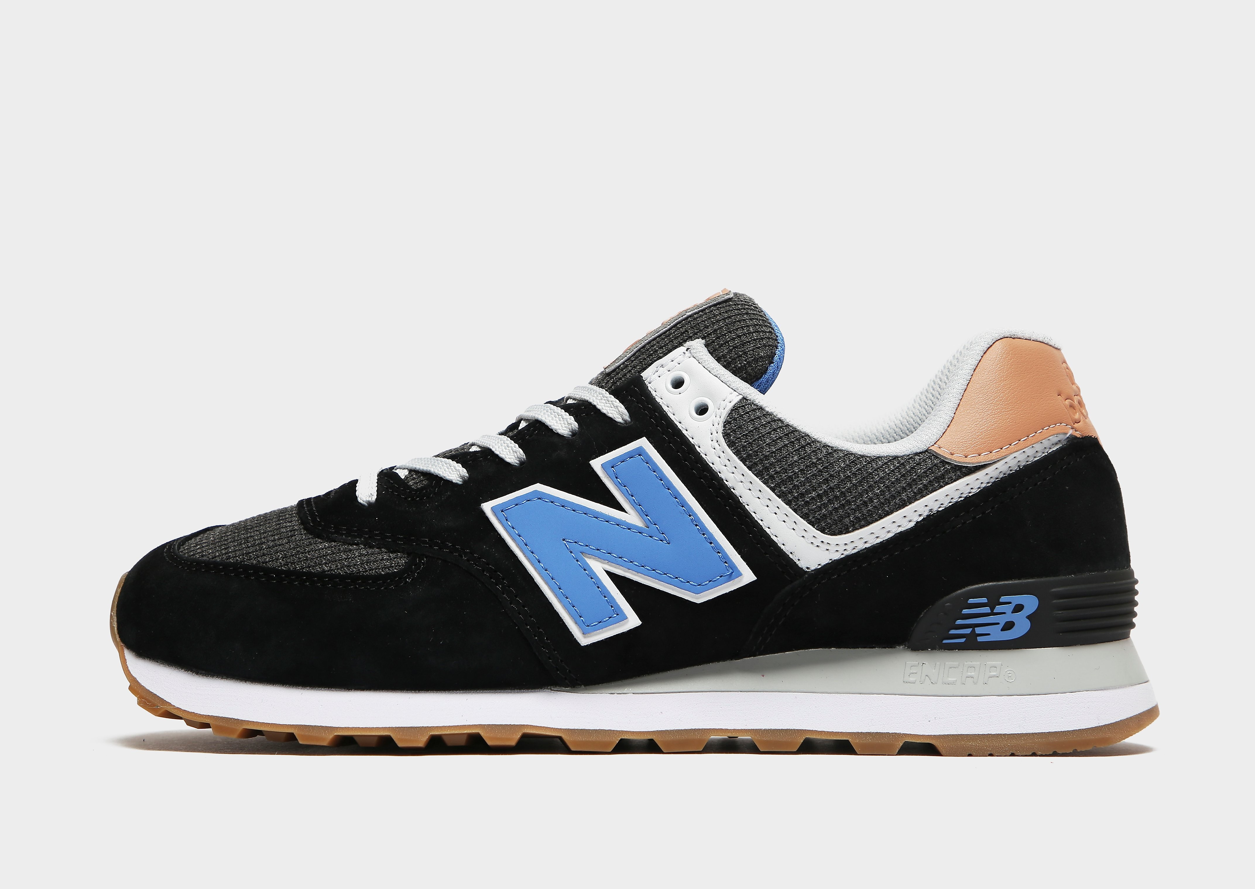 New balance 574 miehet - mens, musta, new balance